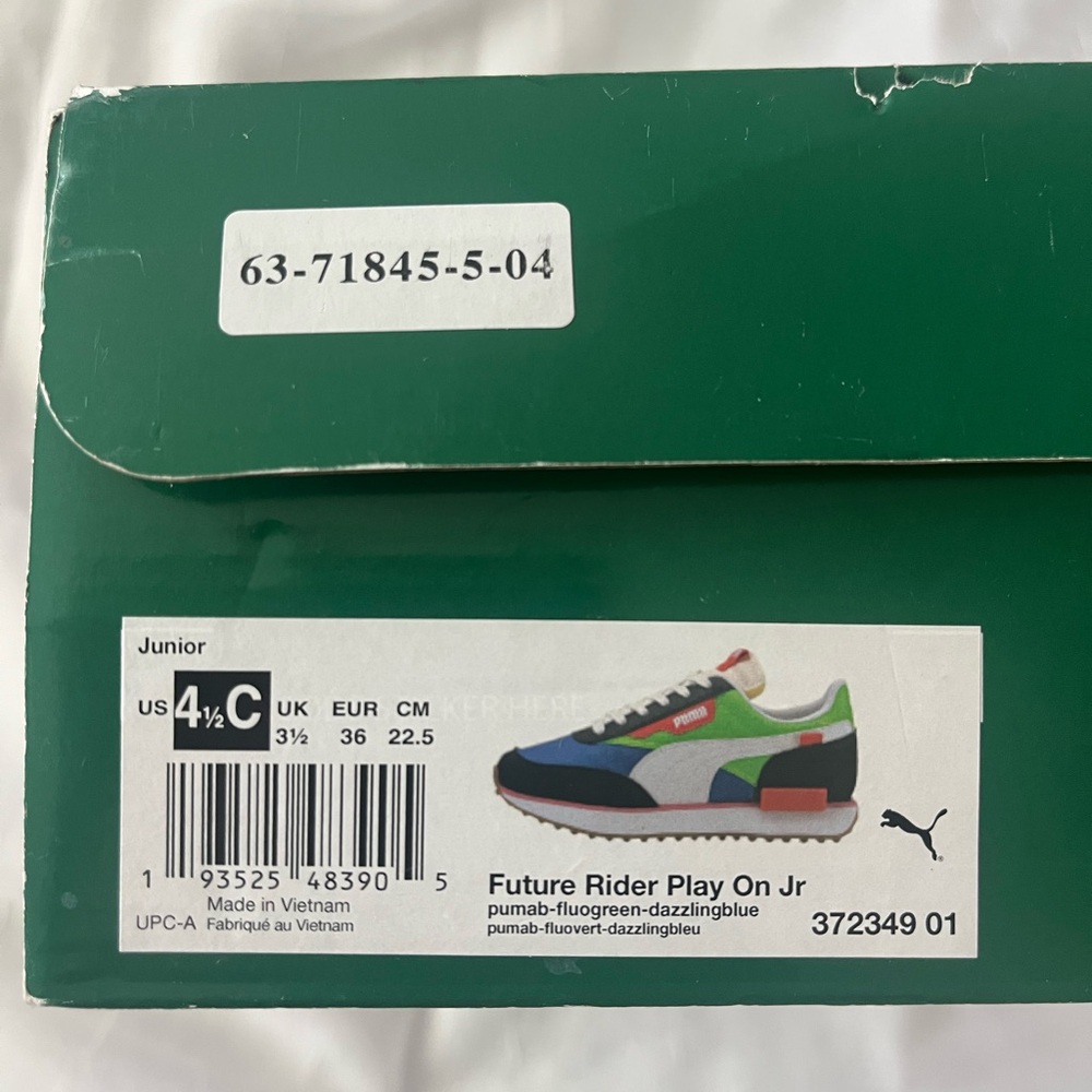 Puma Future Rider Play On Jr Sneakers - Blue, Green, Red